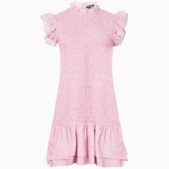 French Connection Elao Verona Crepe Smocked Dress - Picture 10 of 12